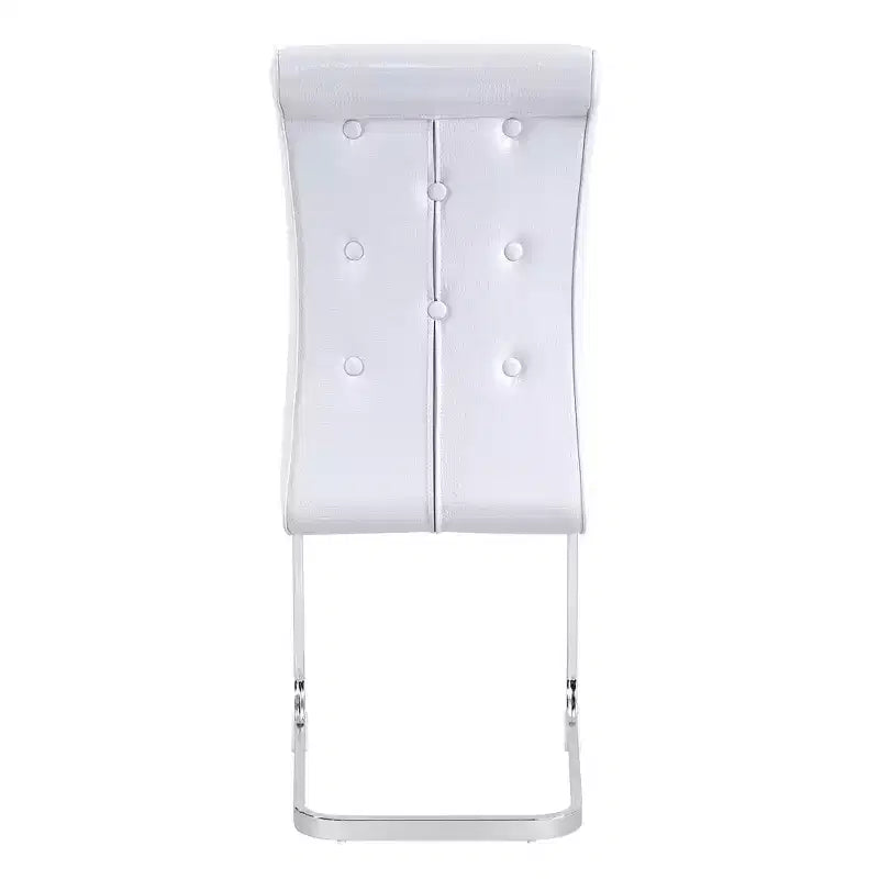 Sedie da Pranzo in Similpelle Nera Effetto Alligatore, Fibbia con Strass, Set da 4