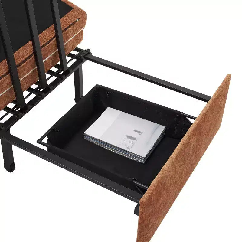 Sedia letto convertibile 3-in-1 Beige/Verde/Arancio, singola