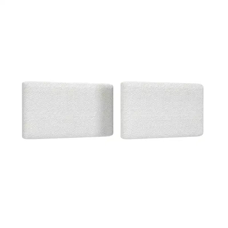 Letto a pavimento singolo bianco/multicolore con 2 testiere flottanti, per 2 bambini