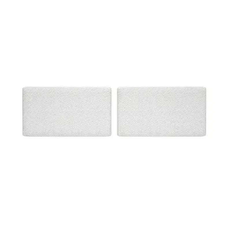 Letto a pavimento singolo bianco/multicolore con 2 testiere flottanti, per 2 bambini