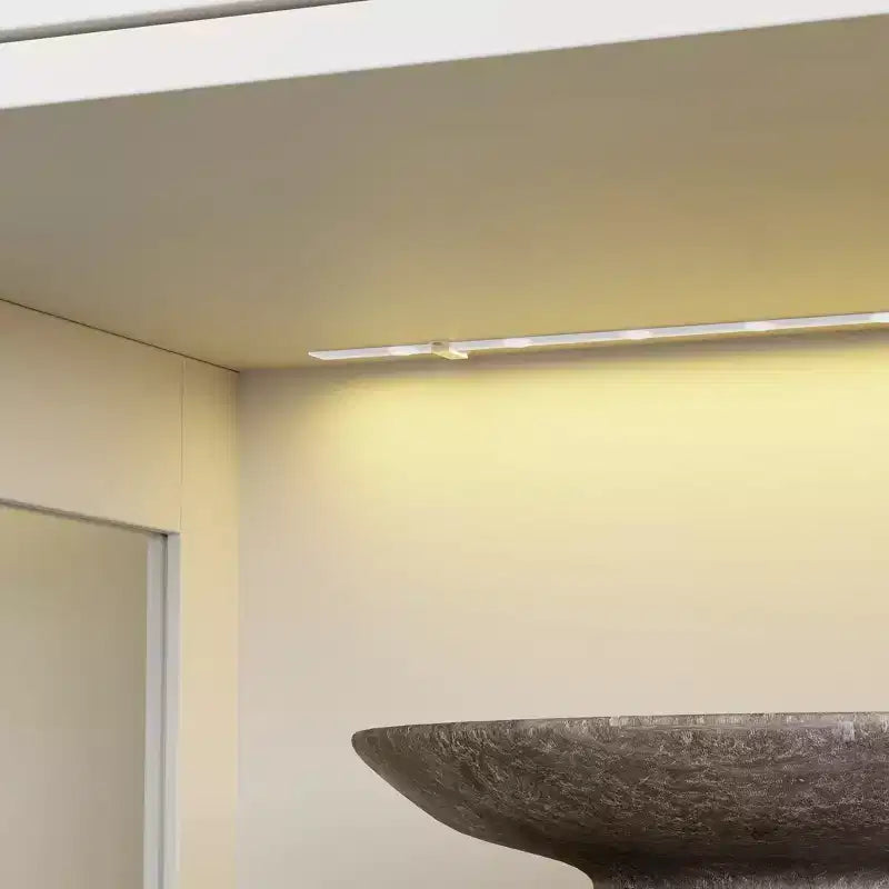 Vetrina in Vetro Nero con Illuminazione RGB, Ante e Ripiani Trasparenti, Uso Singolo
