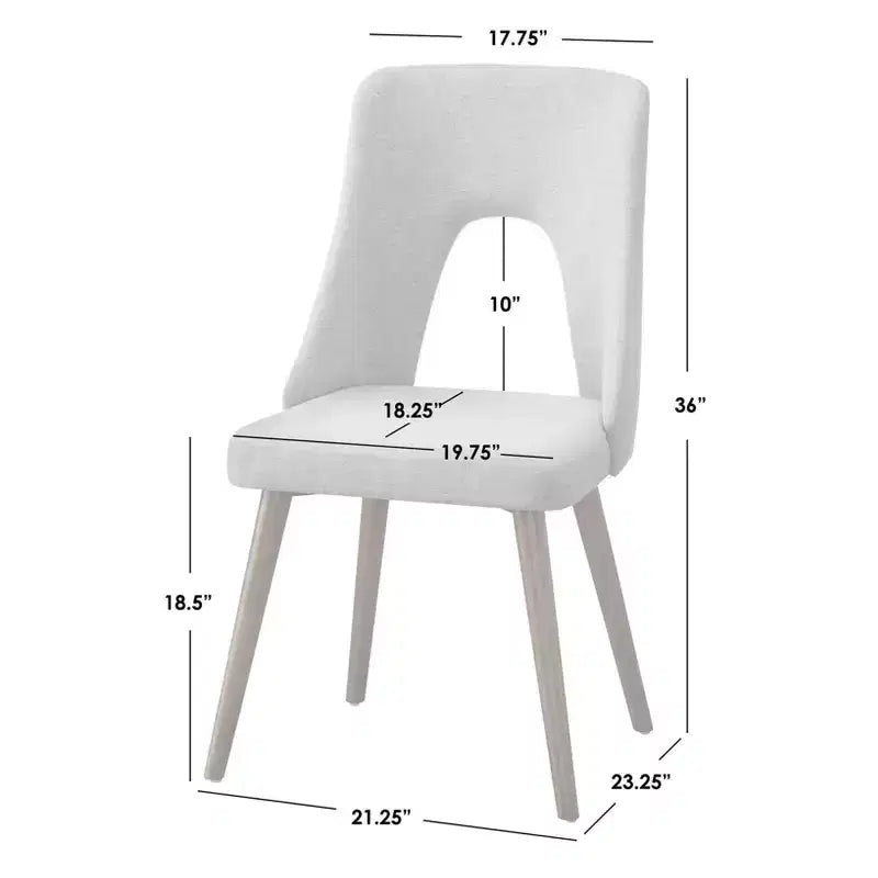 Sedia da pranzo di metà secolo, grigio/noce, set di 2