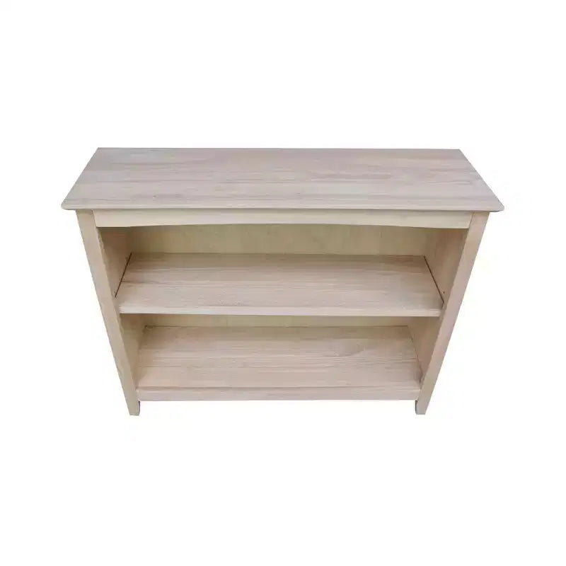 Libreria Shaker non finita, 2 ripiani, 96,5 cm L x 76 cm H