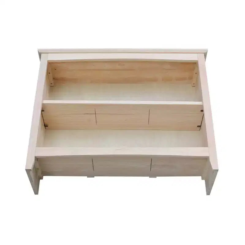 Libreria Shaker non finita, 2 ripiani, 96,5 cm L x 76 cm H
