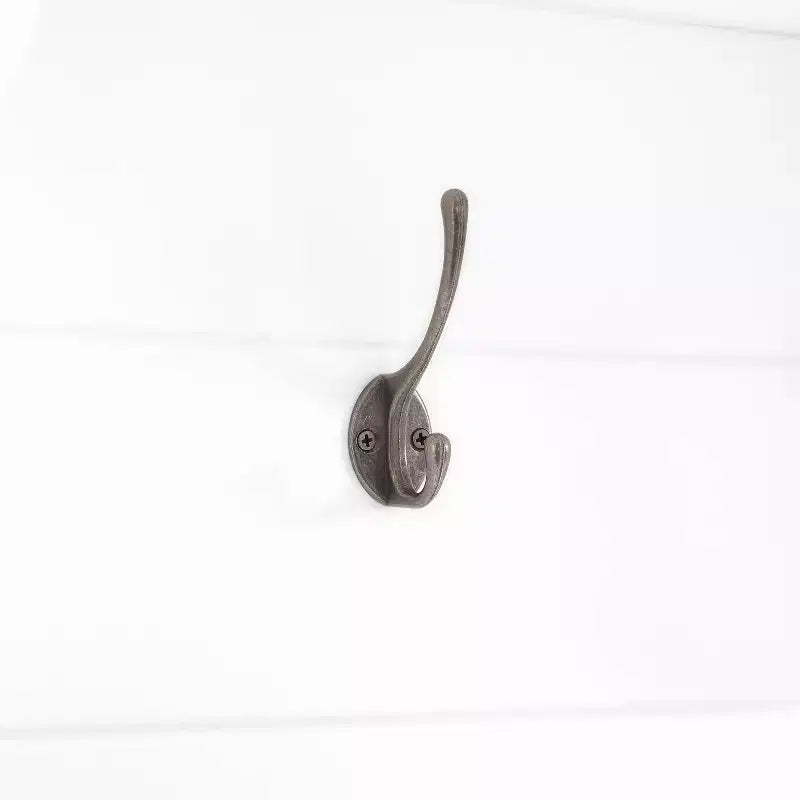 Appendiabiti da ingresso in stile rustico bianco con panca – 1 persona