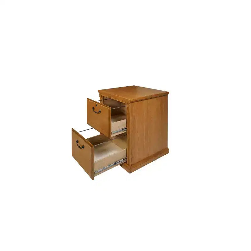 Classificatore stretto Oxford Brown a 2 cassetti, 1 persona