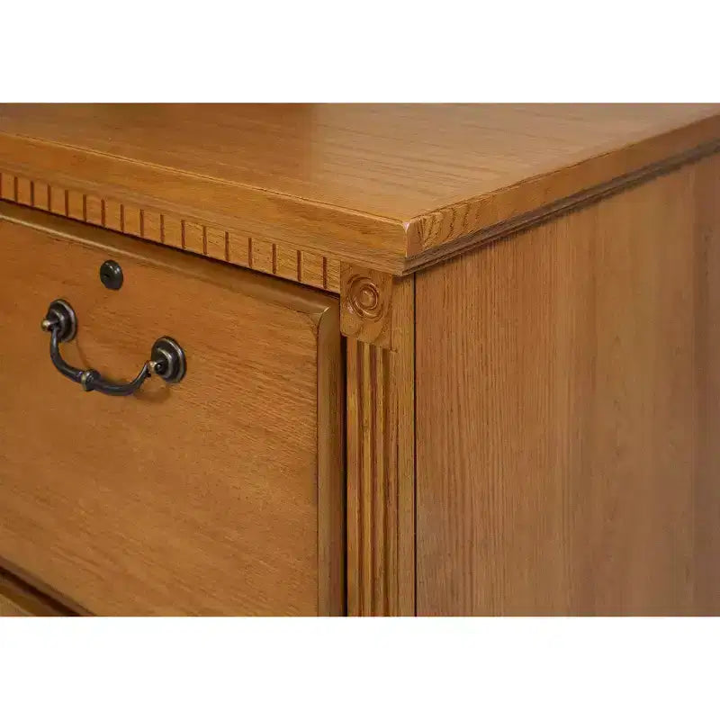 Classificatore stretto Oxford Brown a 2 cassetti, 1 persona