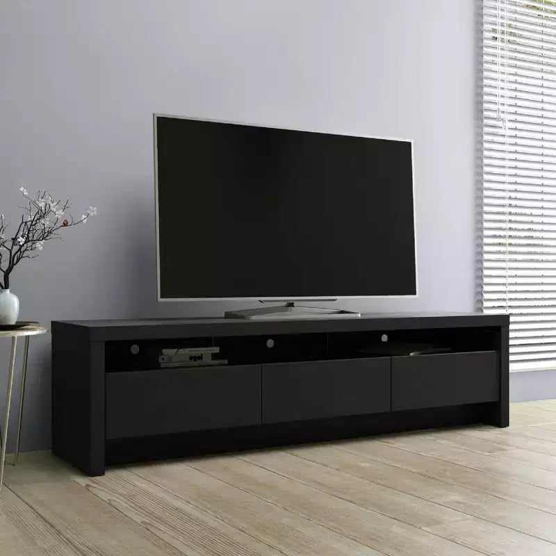 Mobile TV bianco per TV fino a 60", Monoposto