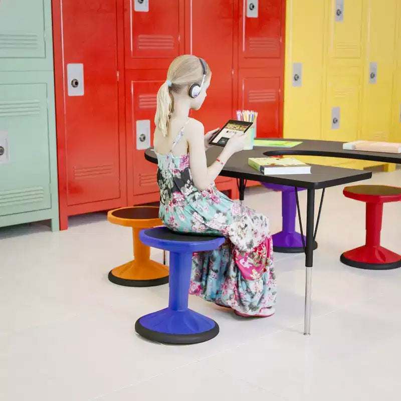 Sgabello Active Motion per bambini, colori assortiti, seduta singola