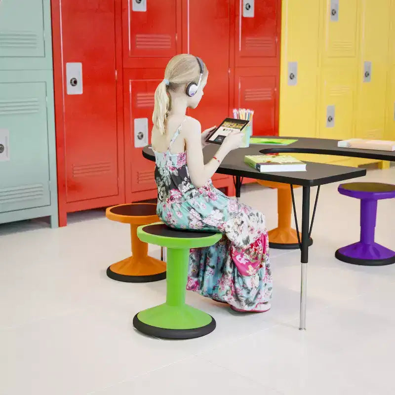 Sgabello Active Motion per bambini, colori assortiti, seduta singola