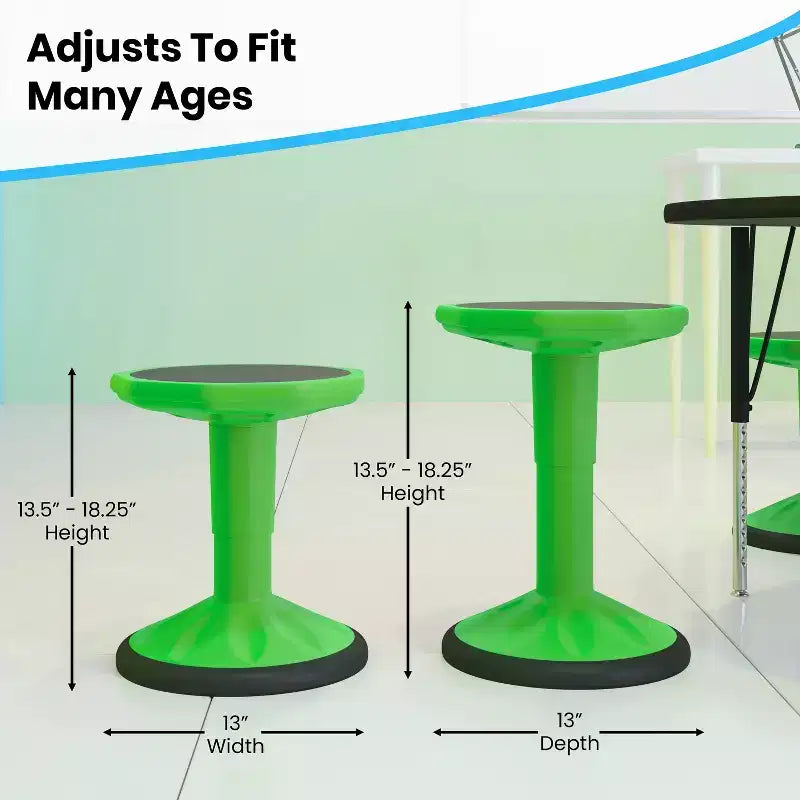 Sgabello Active Motion per bambini, colori assortiti, seduta singola