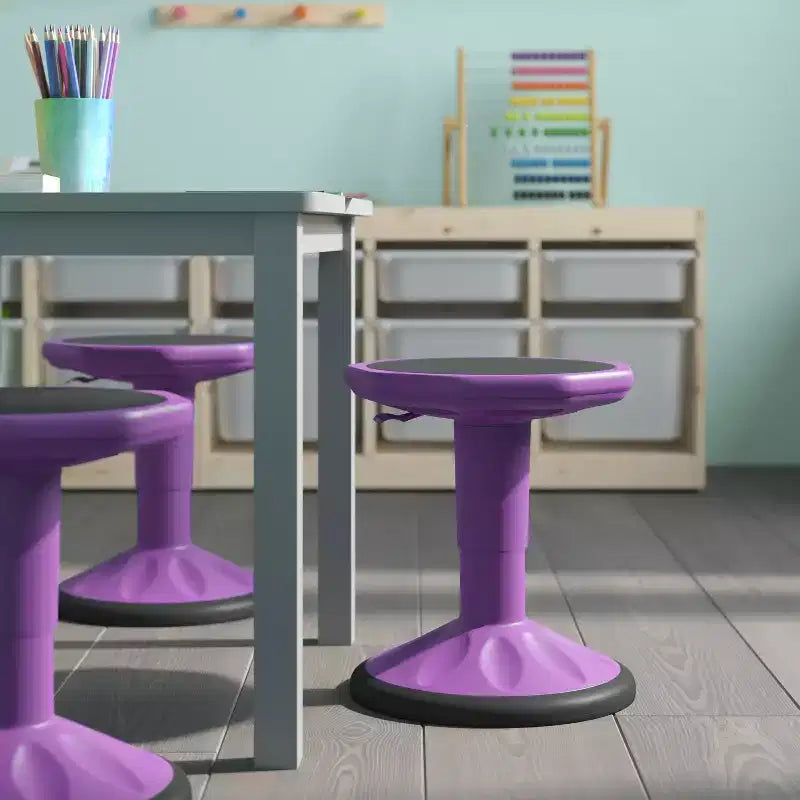 Sgabello Active Motion per bambini, colori assortiti, seduta singola