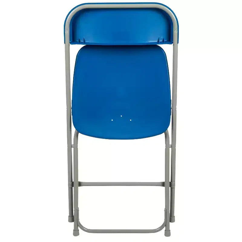 Sedia pieghevole in plastica, colori assortiti, confezione da 4, 4 posti a sedere