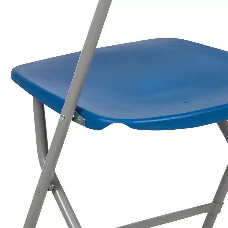 Sedia pieghevole in plastica, colori assortiti, confezione da 4, 4 posti a sedere
