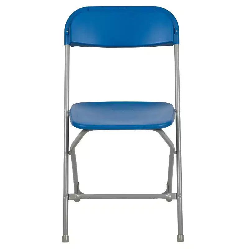 Sedia pieghevole in plastica, colori assortiti, confezione da 4, 4 posti a sedere