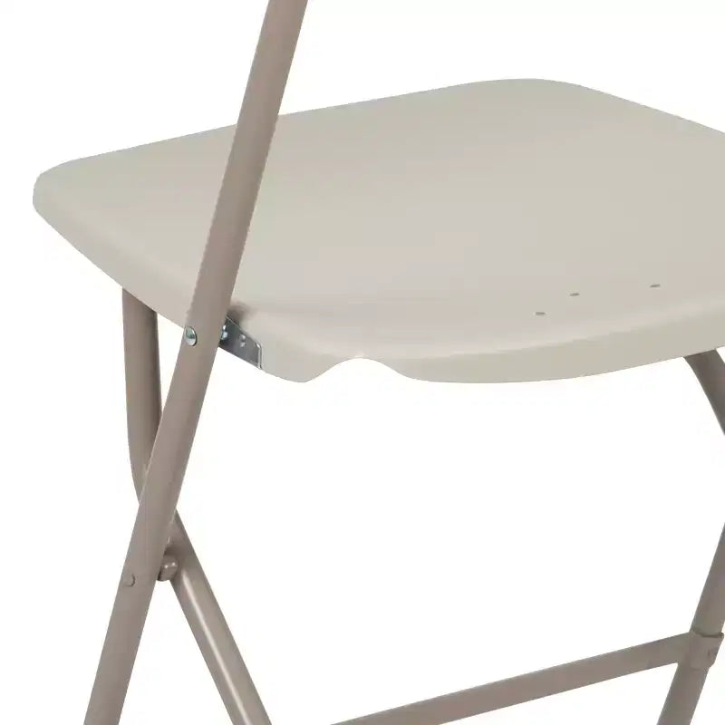 Sedia pieghevole in plastica, colori assortiti, confezione da 4, 4 posti a sedere