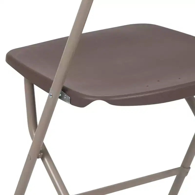 Sedia pieghevole in plastica, colori assortiti, confezione da 4, 4 posti a sedere