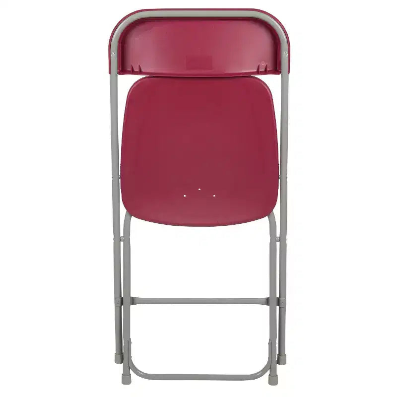 Sedia pieghevole in plastica, colori assortiti, confezione da 4, 4 posti a sedere